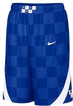 Kentucky Wildcats 2008/09 Royal 12" Inseam Embroidered Player Replica Basketball Short By Nike Team