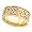 18K Yellow Gold Etruscan Style Wedding Band - Size 5