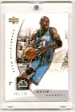 Rare - 2005 Upper Deck Kevin Garnett Minnesota Timberwolves Limited Edition Basketball Card (Limited To 750 Numbered Cards) - Mint Condition - Shipped in Protective Display Case!