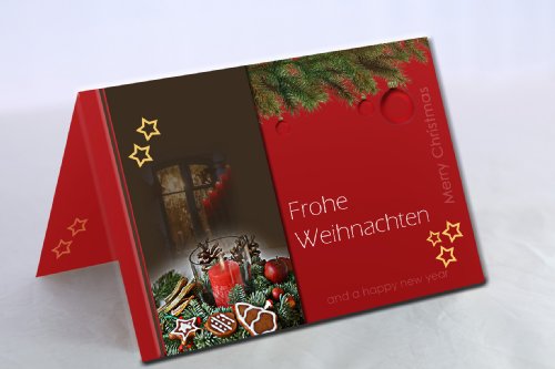 hochwertige Weihnachtskarten 300