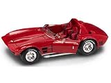 Scale 1:18 - 1964 Chevrolet Corvette Grand Sport Roadster in Red