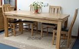 EDINBURGH 6FT EXTENDING OAK DINING TABLE & 6 CHAIRS C31