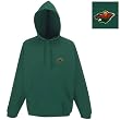 Minnesota Wild NHL "Goalie" Pullover Hooded Sweatshirt (Dk Pine)