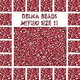 Delica Beads 11/0 Miyuki (a full 8 gram pack) over 500 colors available individually!, DB098 Translucent Luster Coral