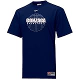 Nike Gonzaga Bulldogs Navy Blue Basketball T-shirt