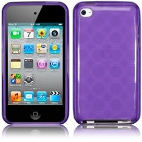 Apple iPod Touch 4 4G 4th Generation Gel Case Cover Funky Purple Design Keep Talking iPod Touch 4 Accessories: Cases, Covers and Skins
