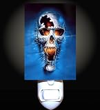 Iluminated Vampire Skull Decorative Night Light