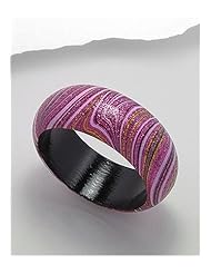 Purple Wood Bracelet