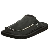 Sanuk Men's You Got My Back? Sandal Shoe,Black,7 M