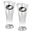 Philadelphia Eagles 2pc 19oz Pilsner Glass Set NFL Football