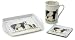 Nuova R2S - 278FMYC - Coffret 1 mug + Mini plateau + Dessous Verres - Vache