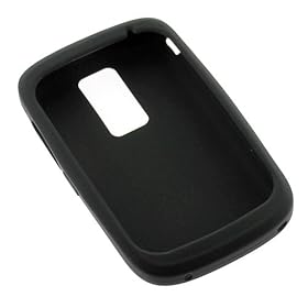 NEW OEM BLACKBERRY BOLD 9000 BLACK SILICONE SKIN CASE!!