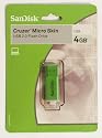 4GB Sandisk Cruzer Micro Skin USB 2.0 Memory Stick Drive Green