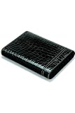 Intica Leather Watch Case Double Cigar Style Alligator Print