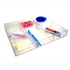 <b>6 Section Organizer - Acrylic by U.S. Acrylic</b>
