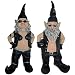 Biker Garden Gnomes - Outdoor Yard & Garden Sculptures (Set of 2)