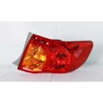 TOYOTA COROLLA TAIL LIGHT RIGHT (PASSENGER SIDE)(ON REAR BODY) 2009-2010