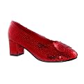 Judy Red Sequin Adult Costume Shoes