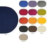 sander BISTRO FOLIO 6 Tschsets abwaschbar 35x50cm oval in 14 Farben sand/beige(19)