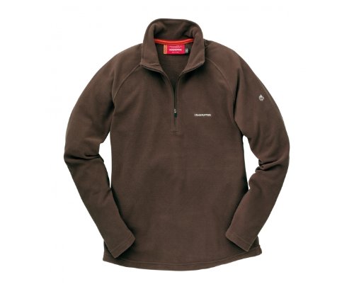 CRAGHOPPERS Basecamp Sweat Polaire pour Femme, Marron, 42