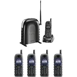 Engenius Technologies DURAFON1XPIDW Engenius Durafon1xpidw 900 Mhz Long-range Cordless Phone System With Base Handset & Four 2-way Radio Handsets