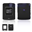 Black Rubber Feel Snap-On Cover Hard Case Cell Phone Protector for LG Lotus LX600 LX-600 [Beyond Cell Packaging]