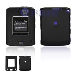 Rubberized Plastic Protector Cover Case Blue For LG Lotus LX600