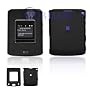 Black Rubber Feel Snap-On Cover Hard Case Cell Phone Protector for LG Lotus LX600 LX-600 [Beyond Cell Packaging]