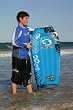 Surfster Blue Wavestar Inflatable Bodyboard / Boogie Board