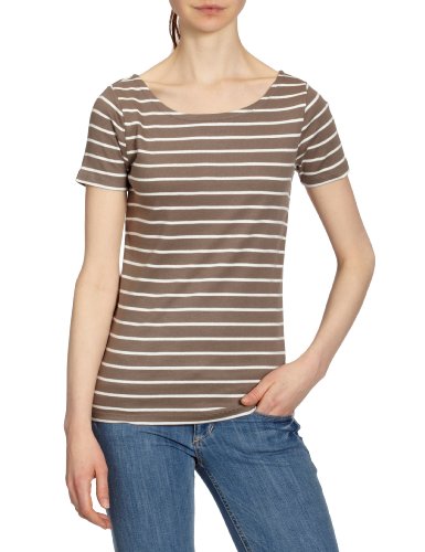 ESPRIT Damen T-Shirt N29912, Gr. 40 (L), Braun (madison brown 239) Preisvergleich