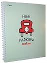 Monopoly Free Parking Hasbro Game Notebook