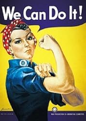 Vintage WWII poster "We Can Do It!" -- "Rosie the Riveter" by Miller