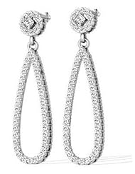 2.00 ctw Beautiful Diamond Antique Style Diamond Earrings G SI-1