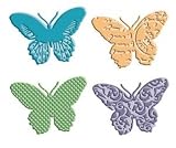 Provo Craft Cuttlebug A2 Tag Team Dies-Butterflies 4 Styles