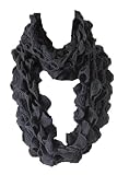 Fennco Ruffle Knit Infinity Loop Scarf - 3 Colors
