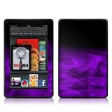 Dark Amethyst Crystal Design Protective Decal Skin Sticker for Amazon Kindle Fire (7 inch Color Multi-Touch Display)