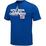 NFL New York Giants Super Bowl XLVI Champions T-Shirt - Royal Blue