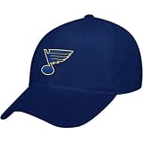 Reebok St Louis Blues Navy Blue Basic Logo Adjustable Hat