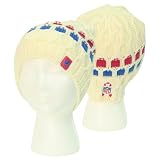 Detroit Lions Breast Cancer Awareness Fashion Winter Knit Hat - Off White / Blue / Pink