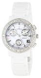 Invicta Women's 0727 Ceramic Chronograph Diamond Accented Mother of Pearl Ceramic Watch
