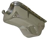 1988-96 Ford Small Block 255-260-289-302 Stock Capacity Truck Oil Pan - Chrome