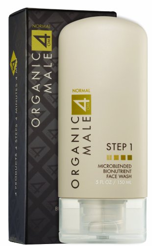 Organic Male OM4 Normal STEP 1: Microblended Bionutrient Face Wash - 5 oz