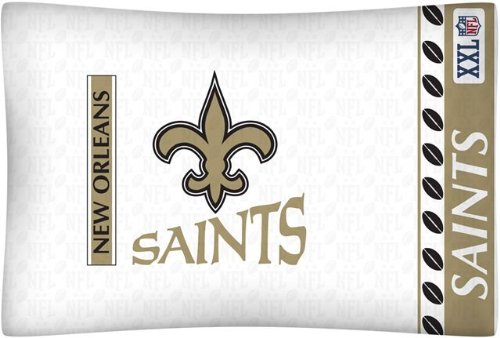 New Orleans Saints Standard Pillowcase Bedding