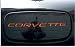 Front License Plate Lettering Inlay Decal - C5 Corvette 97-04