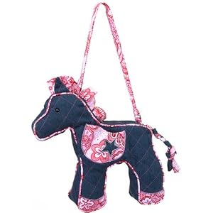 Denim Cowgirl Horse Sassy Pet Sak by Douglas