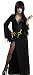 Mens Adult Halloween Costumes Male Elvira Mistress of the Night Costume Theme Party Outfit