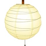ペンダントライト 和風 和紙 満月 フルシェード 1灯タイプ