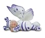 Anne Geddes Bean Filled Collection 9" Baby Butterflies White Lilac