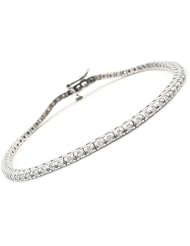 1 ct. tw. White Gold Classic Four-Prong Diamond Tennis Bracelet