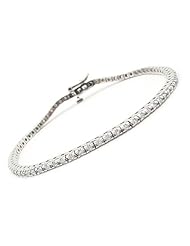 3 ct. tw. White Gold Four-Prong Diamond Tennis Bracelet